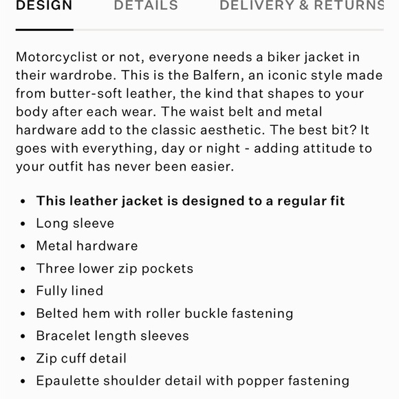 Allsaints Balfern Leather Jacket - Picture 10 of 16